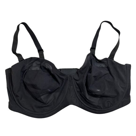 Skims NEW Ultra Fine Mesh Convertible Straps Strapless Underwire Bra Onyx 40DDDD - Picture 4 of 6